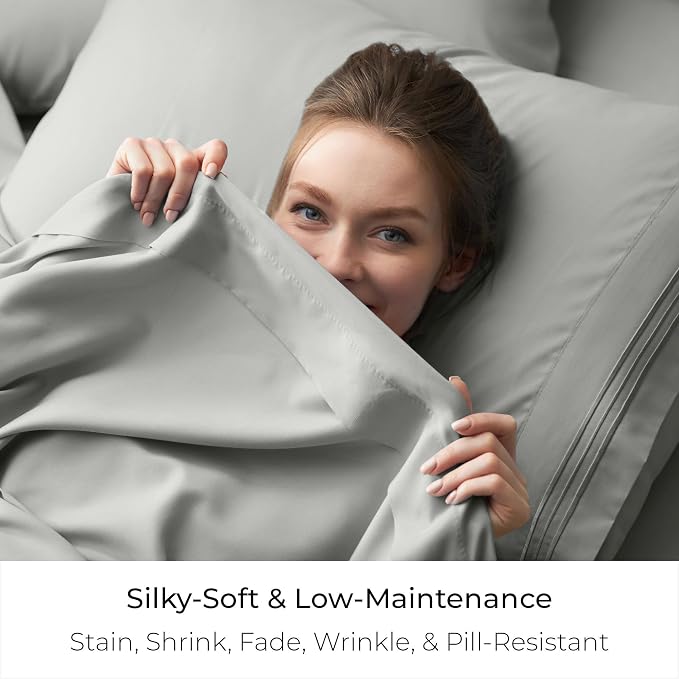 Mellanni California King Size Flat Sheet - Image 5