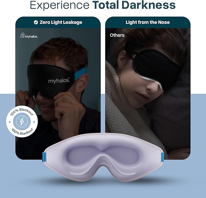 MyHalos® Sleep Mask – 3D Blackout Eye Mask - Image 4