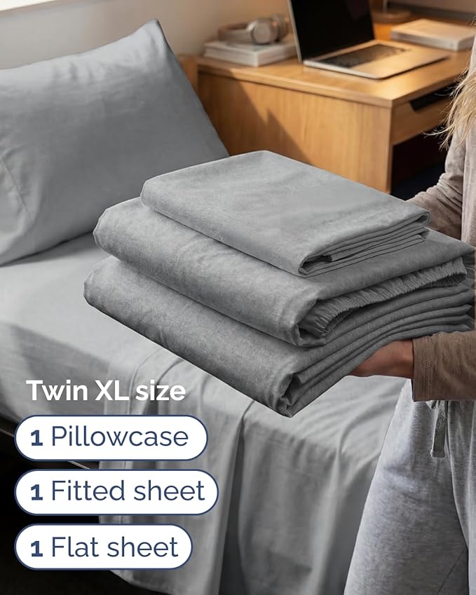 Twin XL Size 3 Piece Sheet Set - Image 3