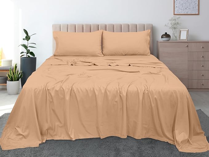 Royale Linens 300 Thread Count 100% Long Staple Combed Cotton Flat Sheet - Image 9