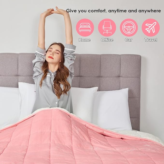 yescool Weighted Blanket for Adults Heavy Blanket for Sleeping Perfect for - Image 4