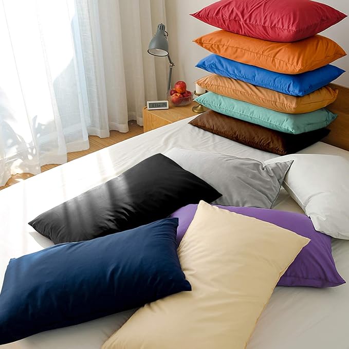FLXXIE King Pillow Cases Set of 2, Soft Microfiber Pillow Covers - Image 5