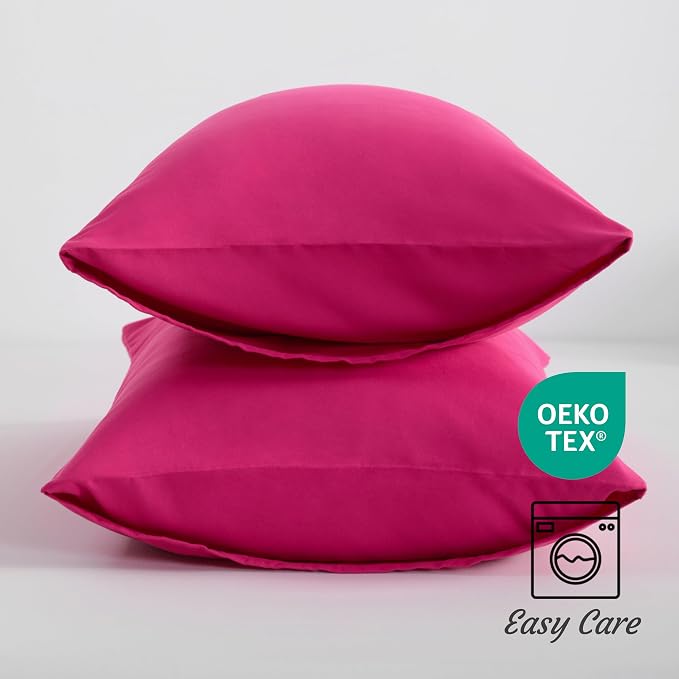 NTBAY Standard Pillow Cases Set of 2, 2 Pack Brushed Microfiber 20x26 Pillow - Image 5