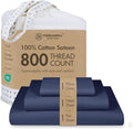 Threadmill Luxury 800 Thread Count Twin 100% Cotton Sheets by ThreadmillHomeLinen