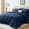 Sasttie Full Size Comforter Sets, 7 Pieces Bed in a Bag Full, Complete Bedding by SASTTIE