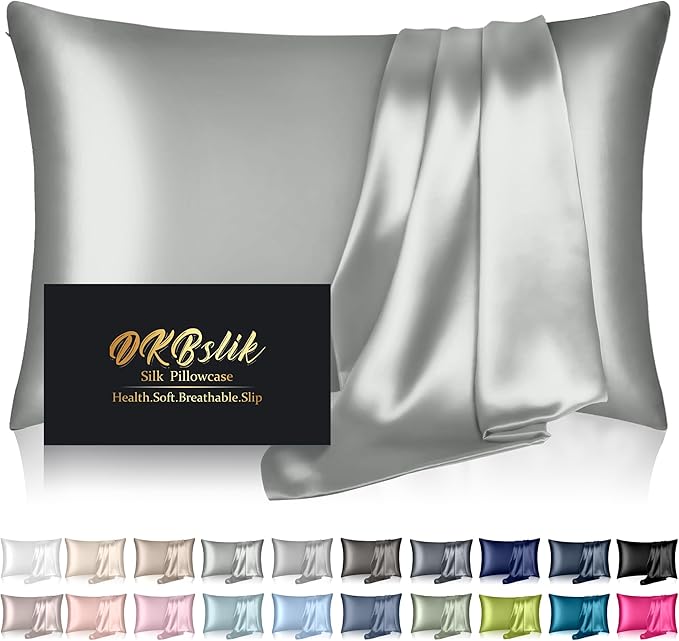 Mulberry Silk Pillow Cases Queen Size, Silk Pillowcase by HOME