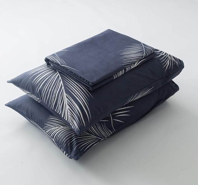 SUSYBAO Blue Tropical Duvet Cover King 100% Cotton 3 Pcs Set 1 Hawaiian - Image 7