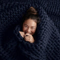 Bearaby Cotton Hand-Knit Weighted Blankets by Bearaby