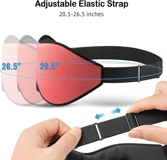 LitBear Sleep Masks for Women, Sleep Eye Mask for Sleeping, Comfortable Night - Image 5