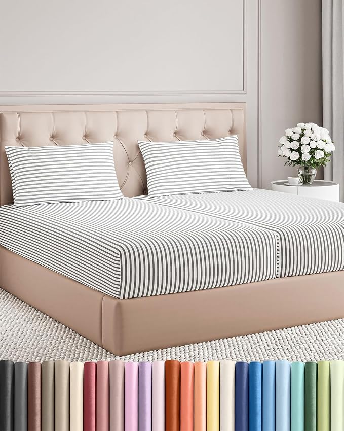 Split King Size 5 Piece Sheet Set by CGKUnlimited