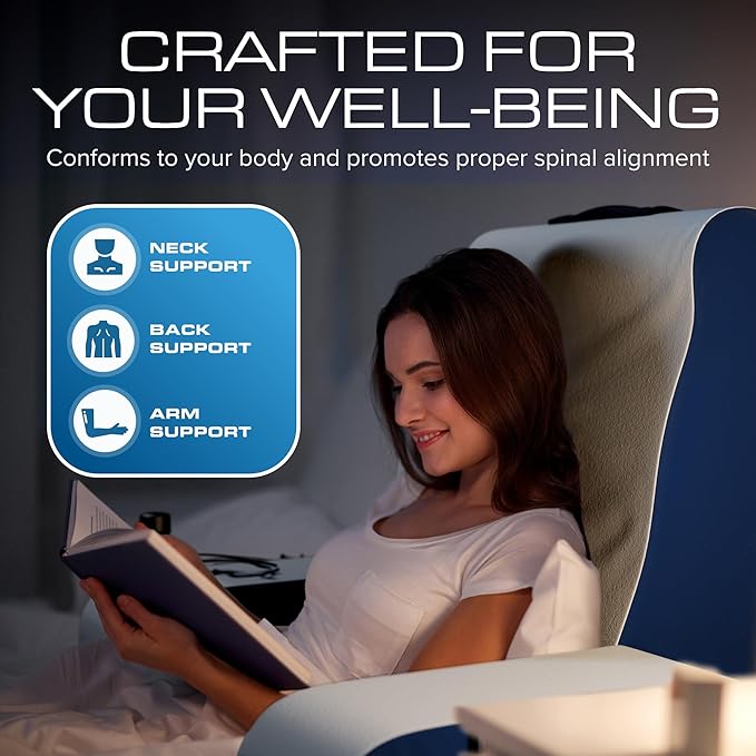 Kolbs Wedge Reading Pillow for Bed, Cushion - Image 2