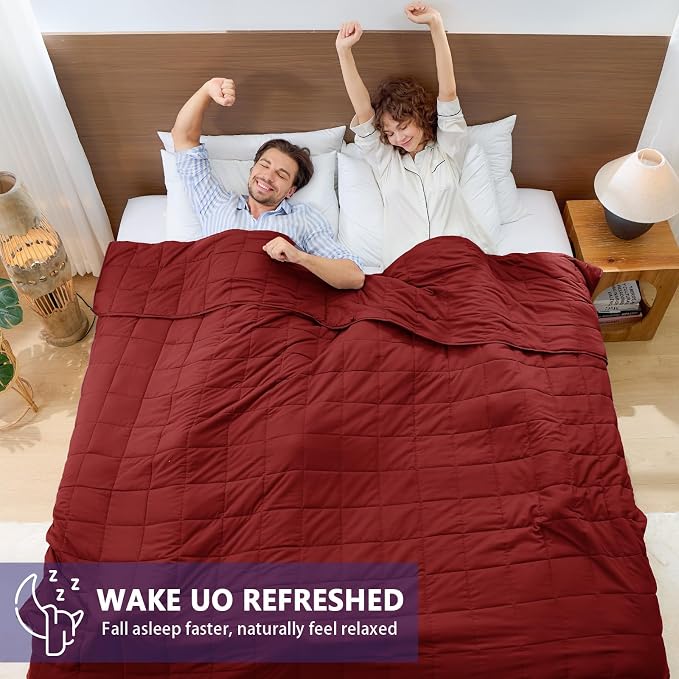 yescool Weighted Blanket for Adults Cooling Heavy Blanket for Sleeping Perfect - Image 5
