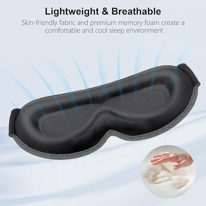 Gritin 100% Blackout Sleep Eye Mask - Image 6