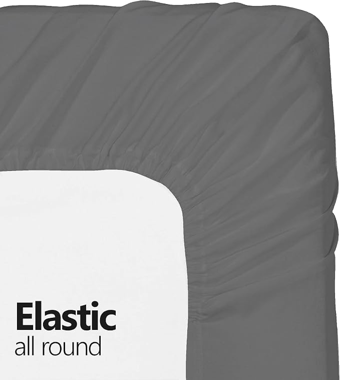 Knit Jersey 100% Cotton 2 Twin XL Fitted Bed Sheets Soft and Comfy - Image 6