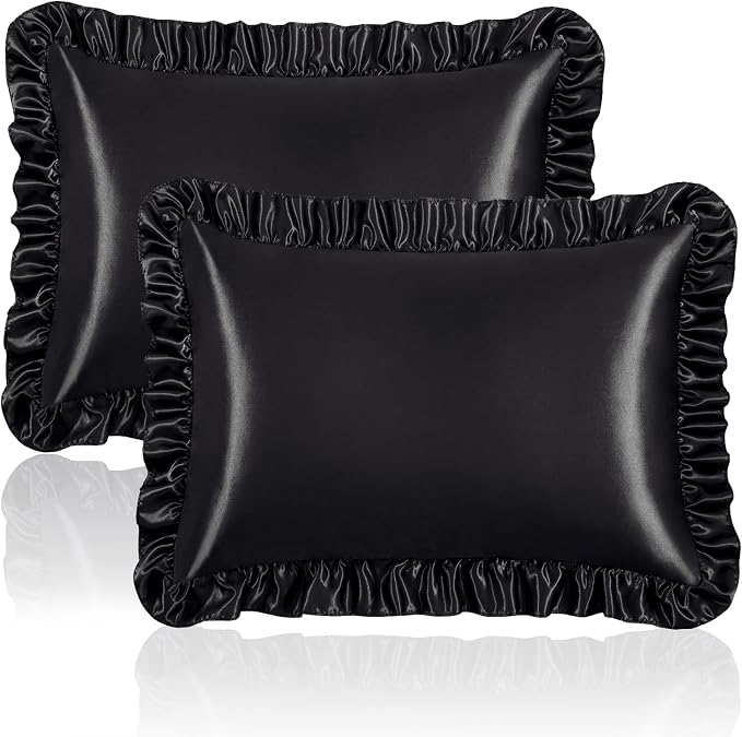 Homiest Ruffle Satin Pillowcase by Homiest