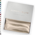 SUNDAYSILKS™ 100% Mulberry Silk Pillowcase, Silk Pillow Cases by ColoradoHomeCo