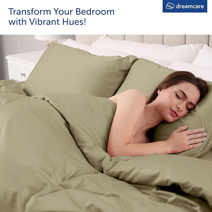 DREAMCARE King Size Sheets Set -6 pcs Breathable Cooling Bed Sheets -up to 21" - Image 6