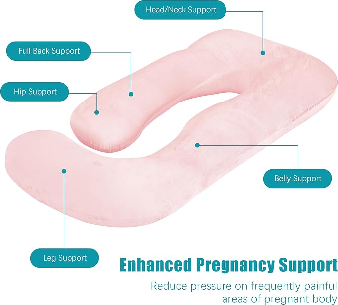 Cute Castle Pregnancy Pillows, Soft U-Shape Maternity Pillow - Image 4