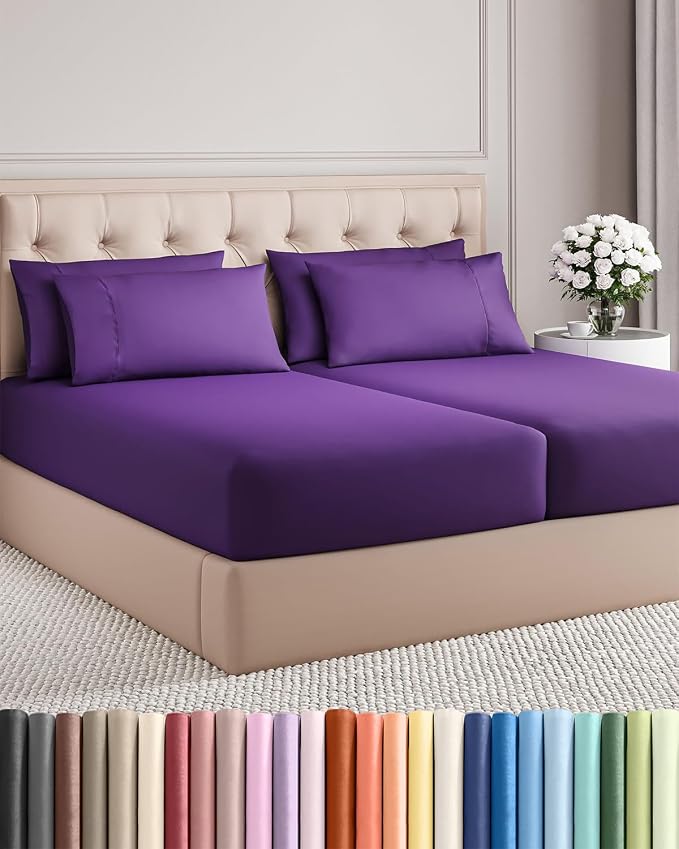 Split King 7 Piece Sheet Set by CGKUnlimited