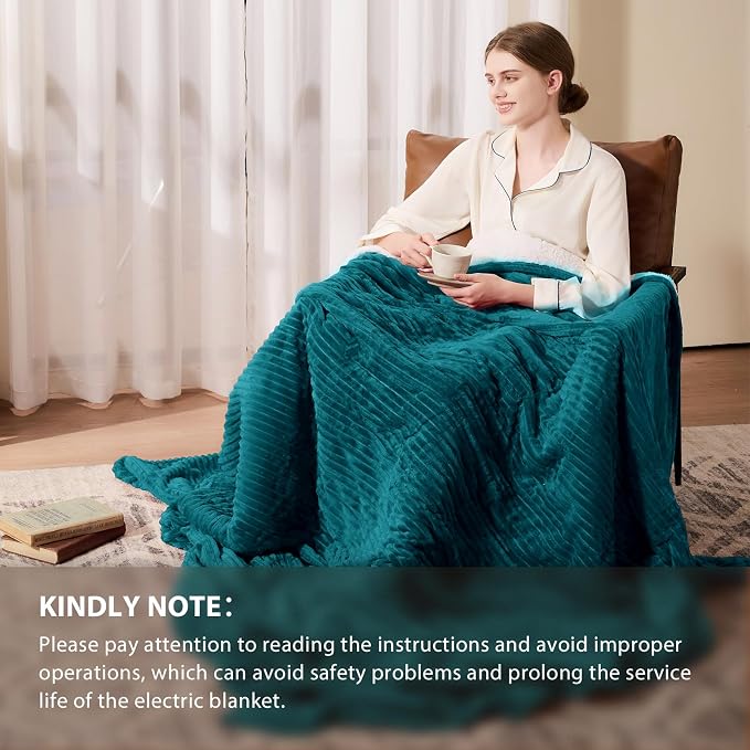 Homemate Heated Blanket Electric Throw - Image 6