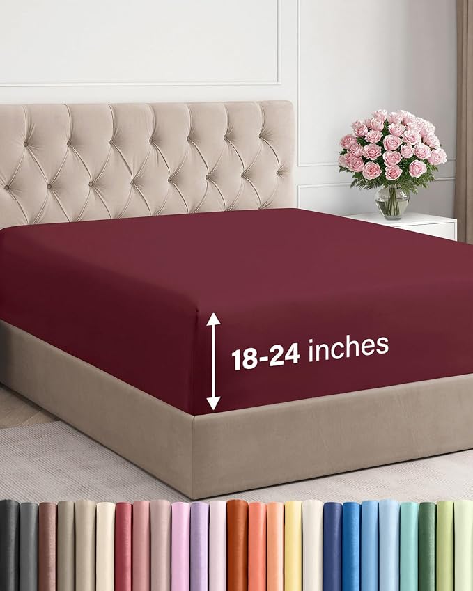 Extra Deep Queen Fitted Sheet by CGKUnlimited