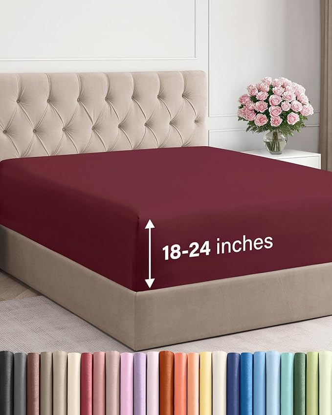 Extra Deep Full Fitted Sheet by CGKUnlimited