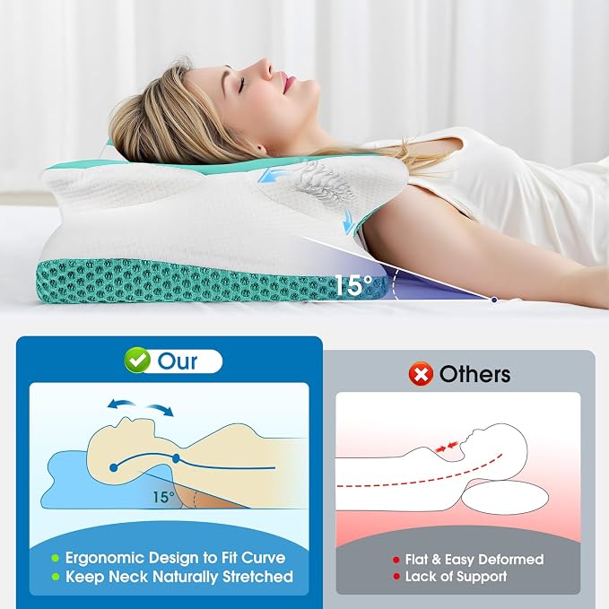 CloudBliss Cervical Memory Foam Pillow - Image 5