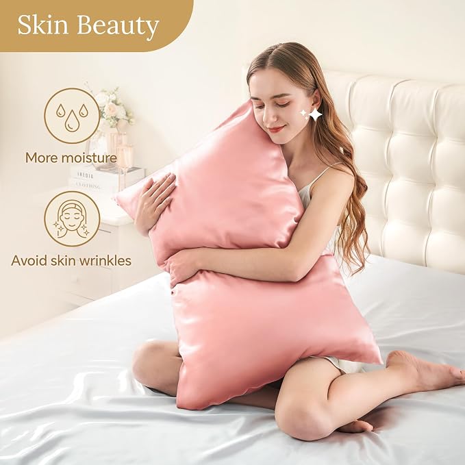 INFIIXSO Mulberry Silk Pillow Case King Size, Silk Pillowcase - Image 3