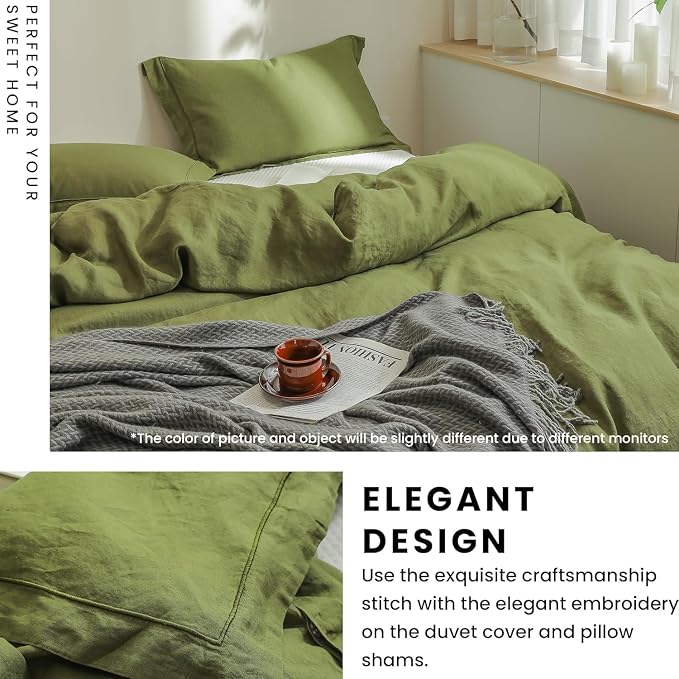 Simple&Opulence 100% Linen Duvet Cover Set - Image 2