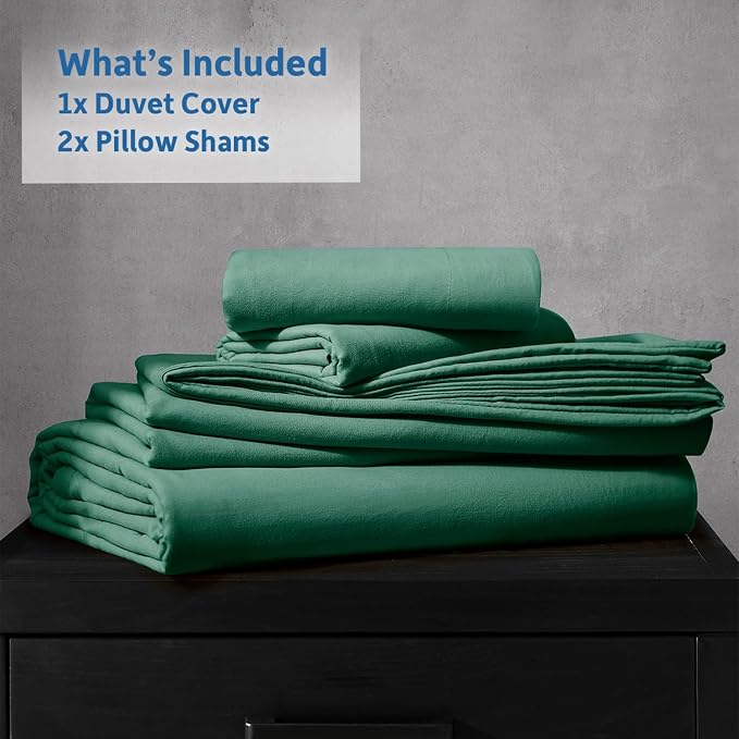 Nestl Dark Green California King Duvet Cover Sets - Image 9