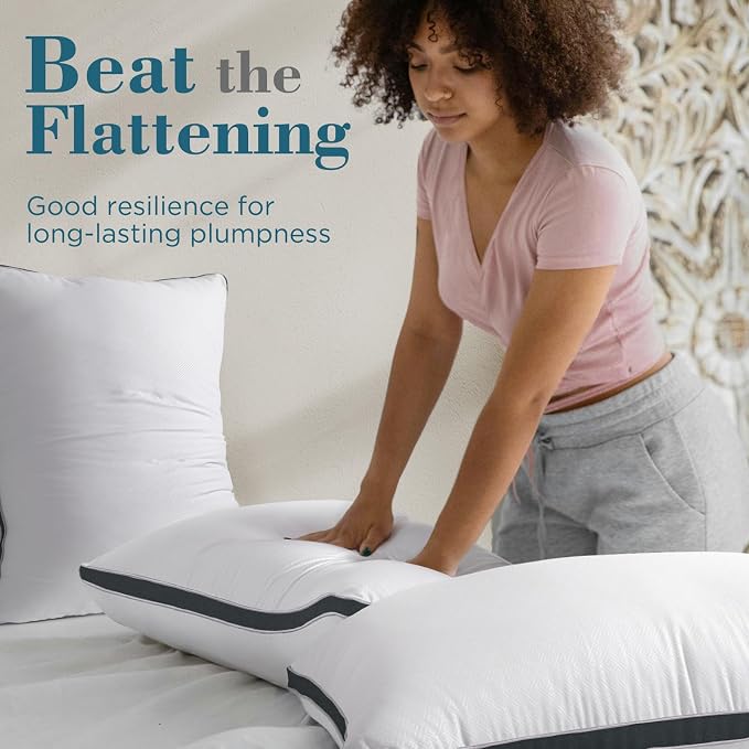 viewstar Bed Pillows Queen Sizes Set of 2, Hotel Quality Cooling Down - Image 4
