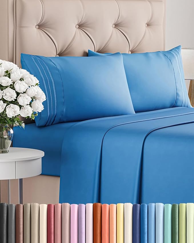 Queen Size 4 Piece Sheet Set by CGKUnlimited