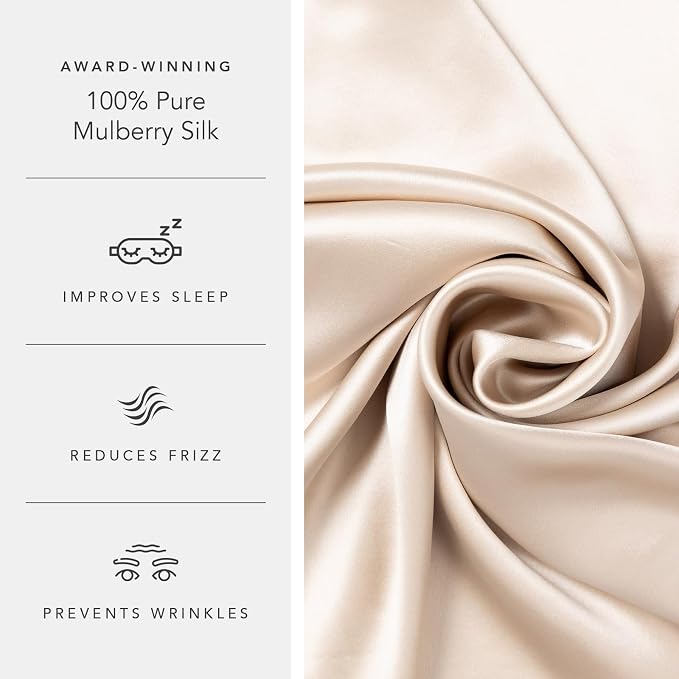 Fishers Finery 30mm 100% Pure Mulberry Silk Pillowcase, Quality Tested - Image 5