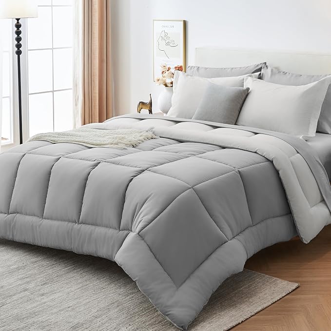Sasttie Twin Comforter Set, 5 Pieces Reversible Bed in a Bag Twin, Complete by SASTTIE
