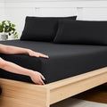 Twin Fitted Sheet Only with Full Elastic & Built in Corner Sheet Straps to by SweetHomeCollection