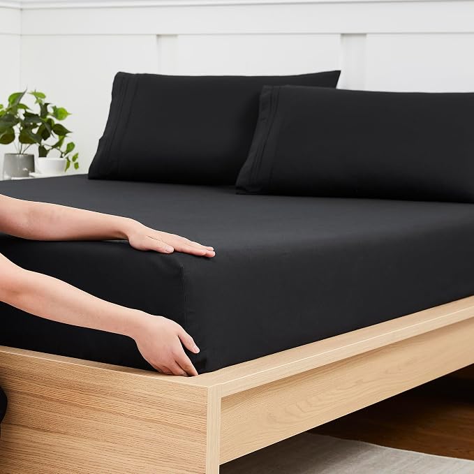 King Size Fitted Sheet Only by SweetHomeCollection