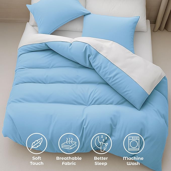 Pure Bedding Duvet Cover Twin/Twin XL Size - Image 4