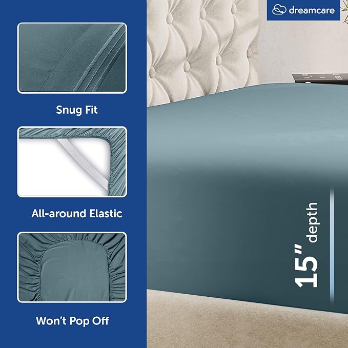 DREAMCARE King Size Sheets Set - Image 6