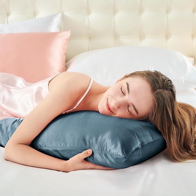BEDELITE Satin Body Pillow Cover, Super Soft and Cooling Body Pillow Pillowcase - Image 5