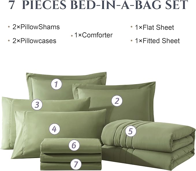 Monbix Queen Comforter Set - Image 7