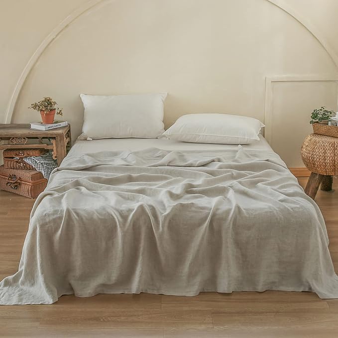 Simple&Opulence French Linen Flat Sheet - Image 7