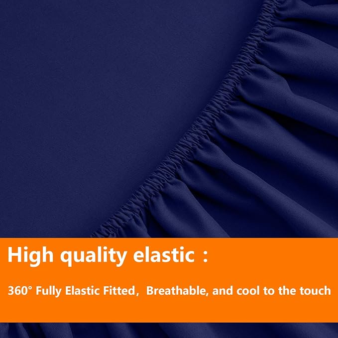 TAIMIT Navy Full Size Comforter Set - Image 6