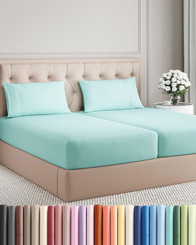 Split King Size 5 Piece Sheet Set by CGKUnlimited