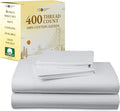 California Design Den Soft 100% Cotton King Sheet Set, 400 TC Good Housekeeping by CaliforniaDesignDen