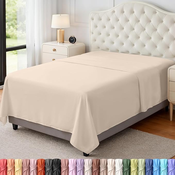 Utopia Bedding Flat Sheet by UTOPIABEDDING
