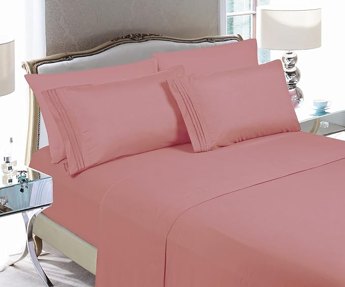 Elegant Comfort Luxury Soft Bed Sheets 1500 Premium Hotel Quality Microfiber - Image 2