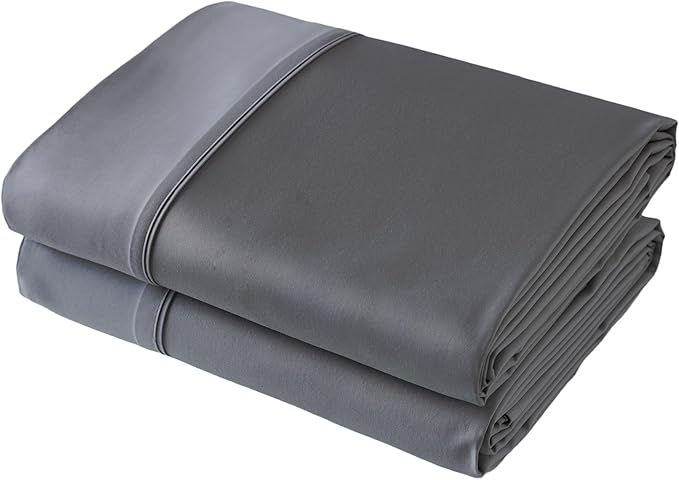 Flat Sheet Only 2 Pack, King Size 400 Thread Count 100% Egyptian Cotton Flat by ShunjieHome
