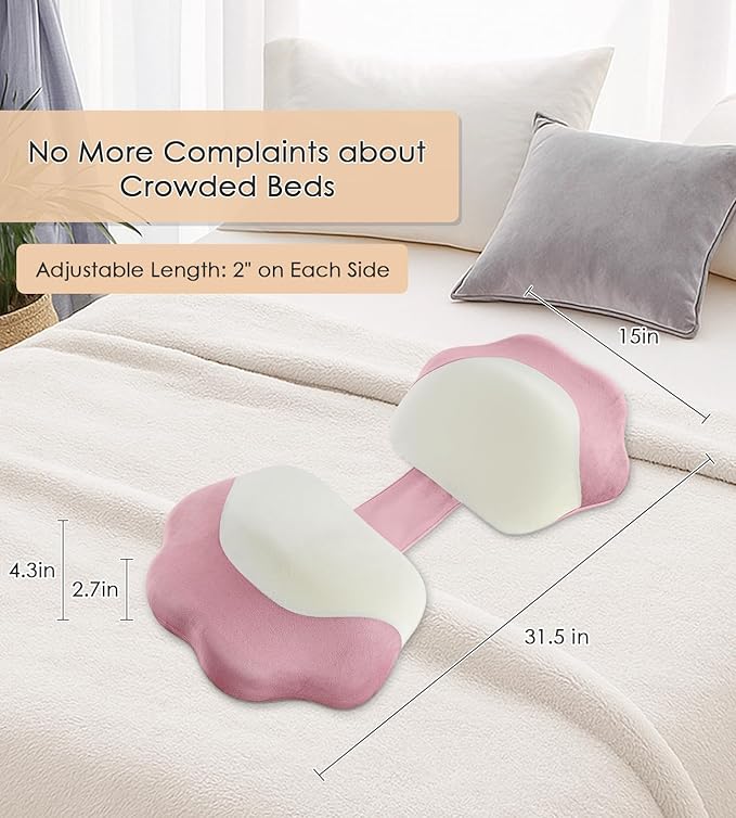 Pregnancy Pillows for Sleeping, Memory Foam Maternity Pillow Support for Back - Image 2