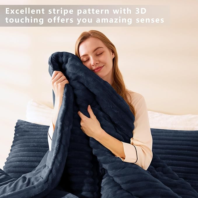 CozyLux Fluffy King Size Comforter Set - Image 5