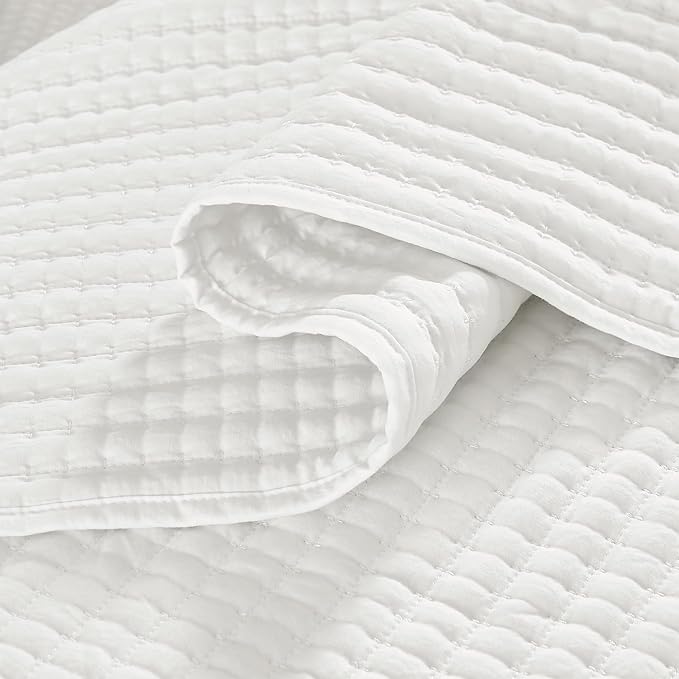 WRENSONGE White California/Oversized King Size Quilt Bedding Set - Image 6